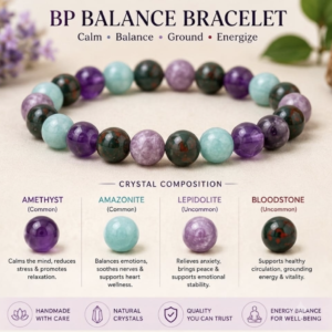 Pracheen Crystals Blood Pressure BP Balanace Bracelet
